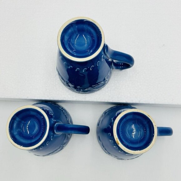 (3) J. Willfred Sadek VERA BRADLEY MY HOME Blue 4.5" Mugs Portugal - Picture 10 of 10